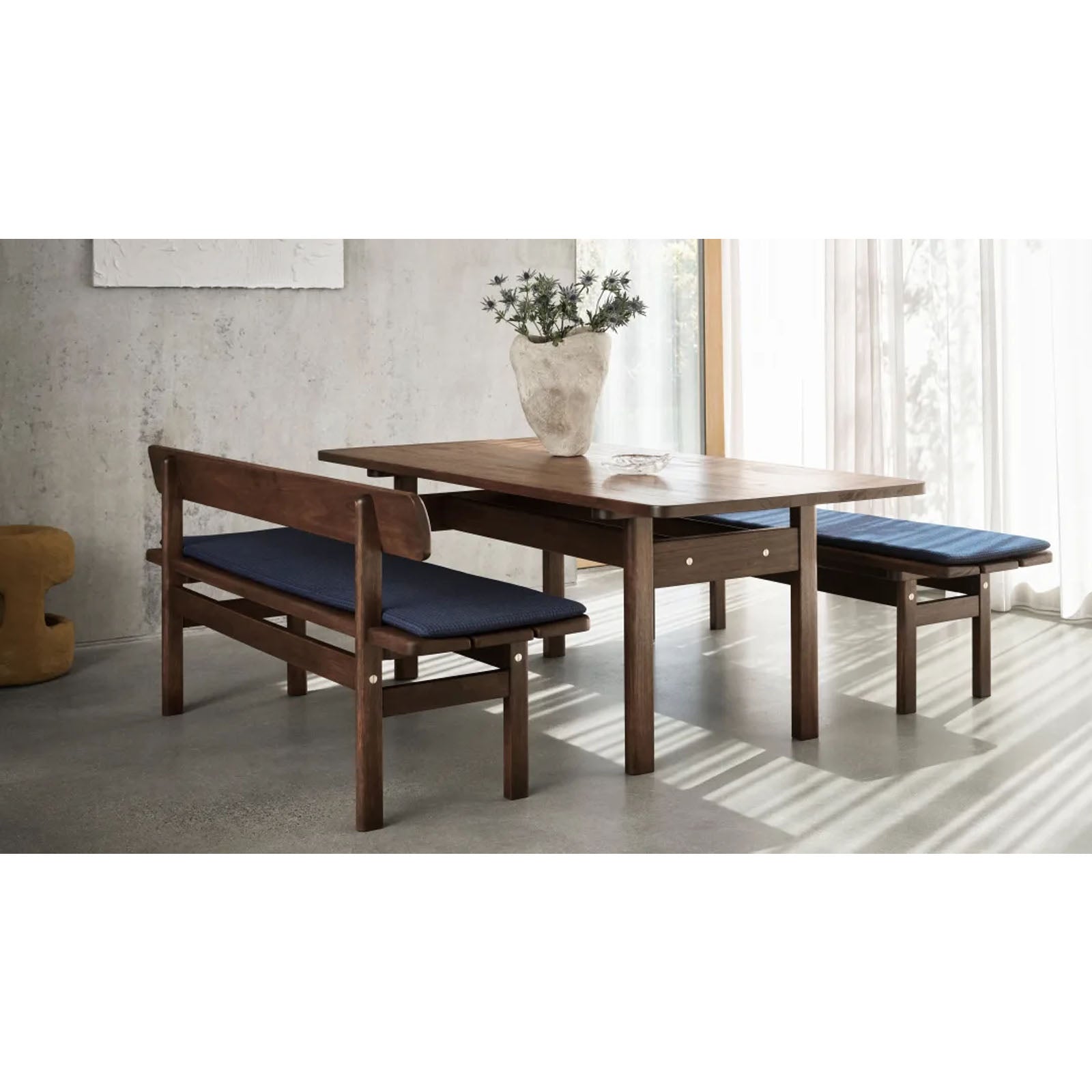 Carl Hansen & Son - BM0699 Asserbo Bench with Backrest - Bench 