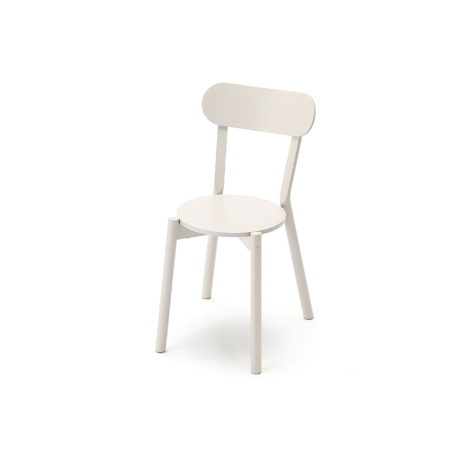 Karimoku New Standard - CASTOR CHAIR grain powder white - Dining Chair 