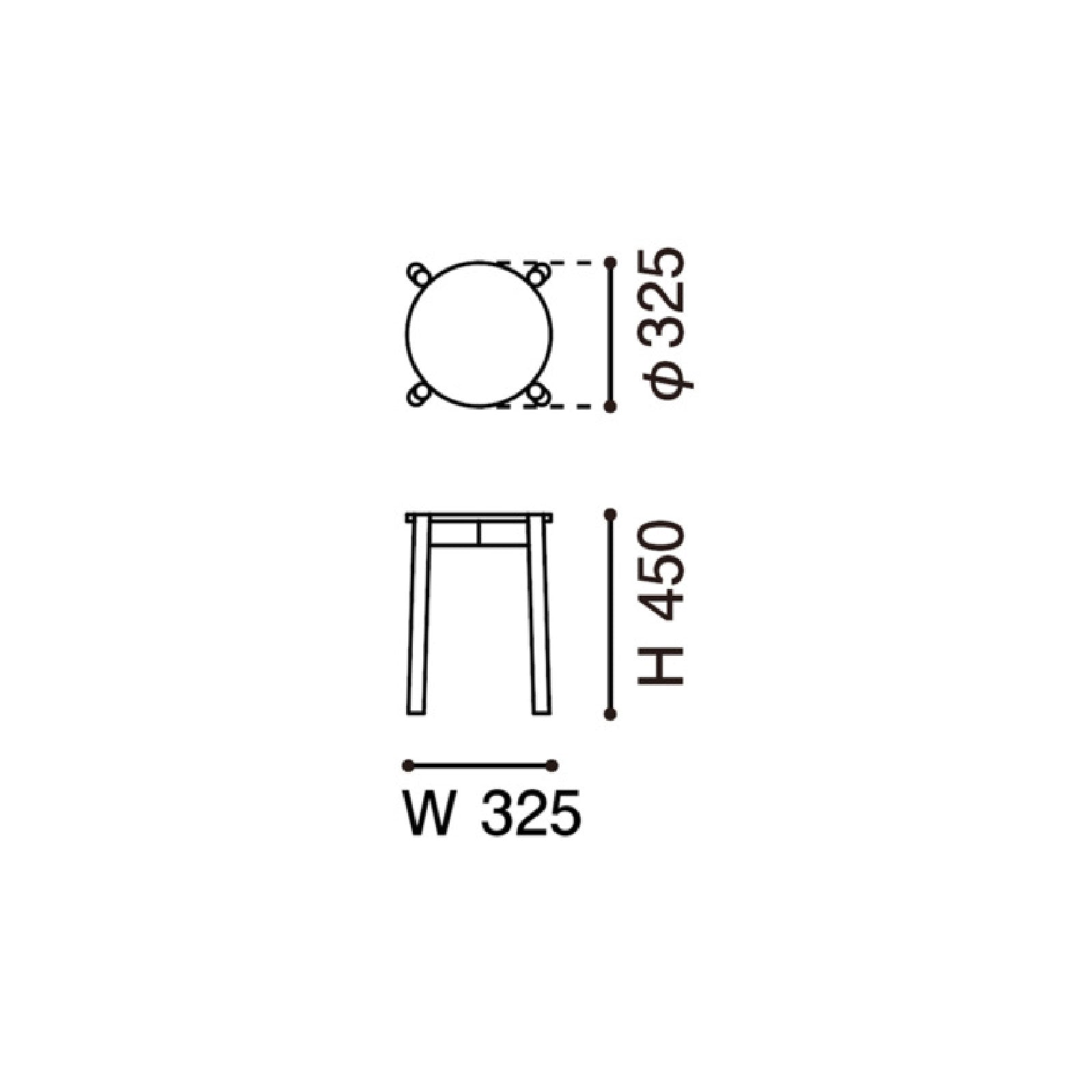 Karimoku New Standard - CASTOR STOOL PLUS oak - Stool 