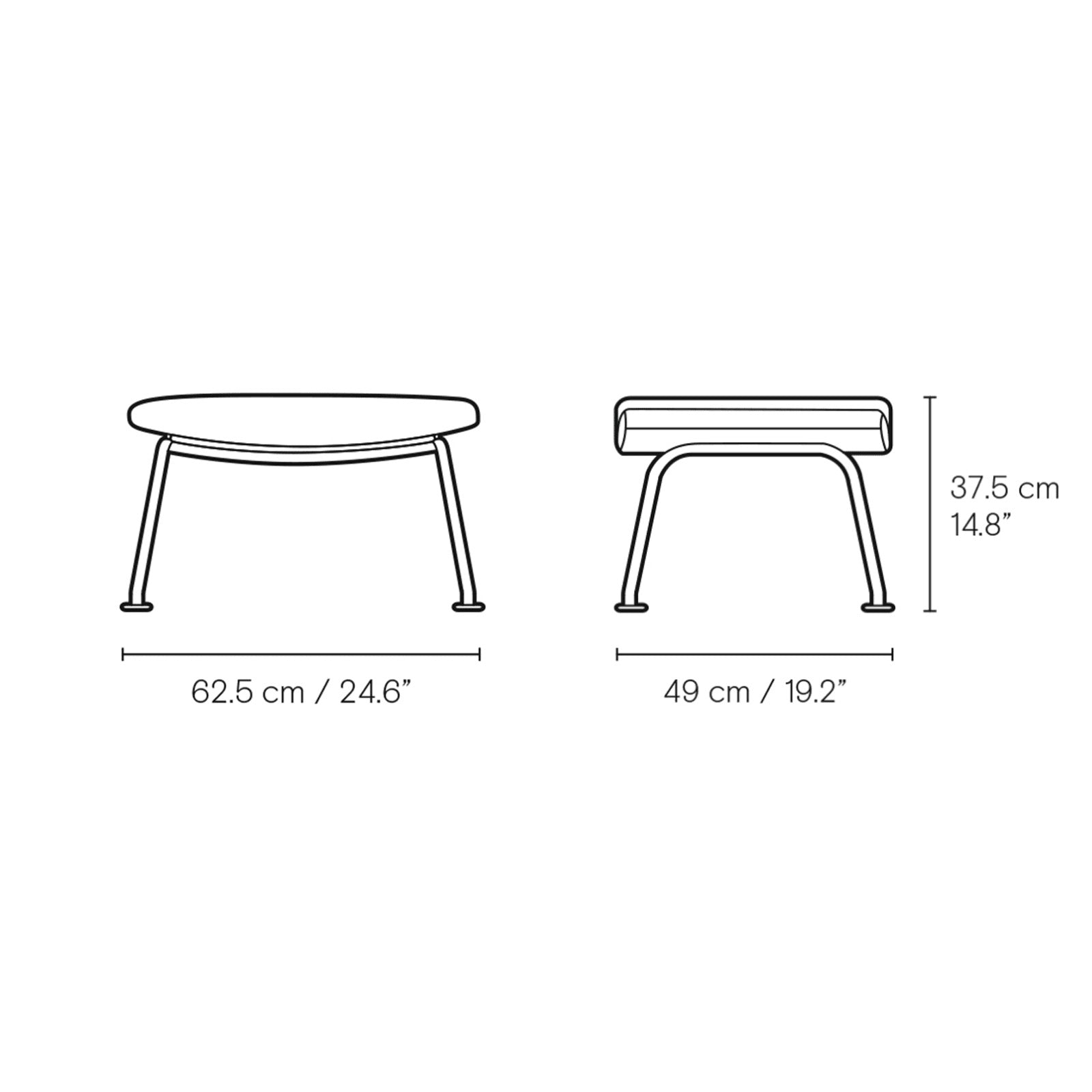 Carl Hansen & Son - CH446 Footstool - Stool 