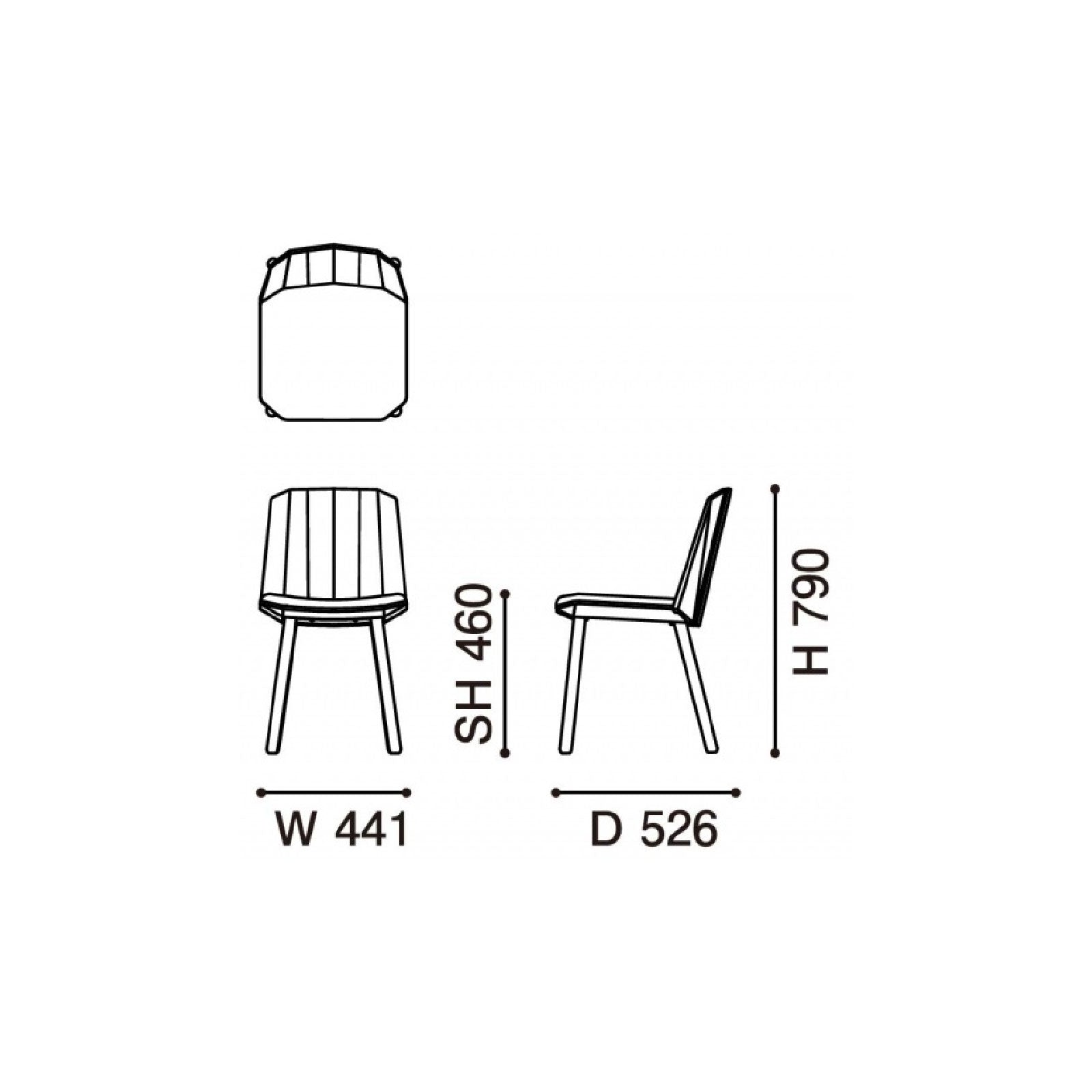 Karimoku New Standard - COLOUR WOOD CHAIR NATURAL - Dining Chair 