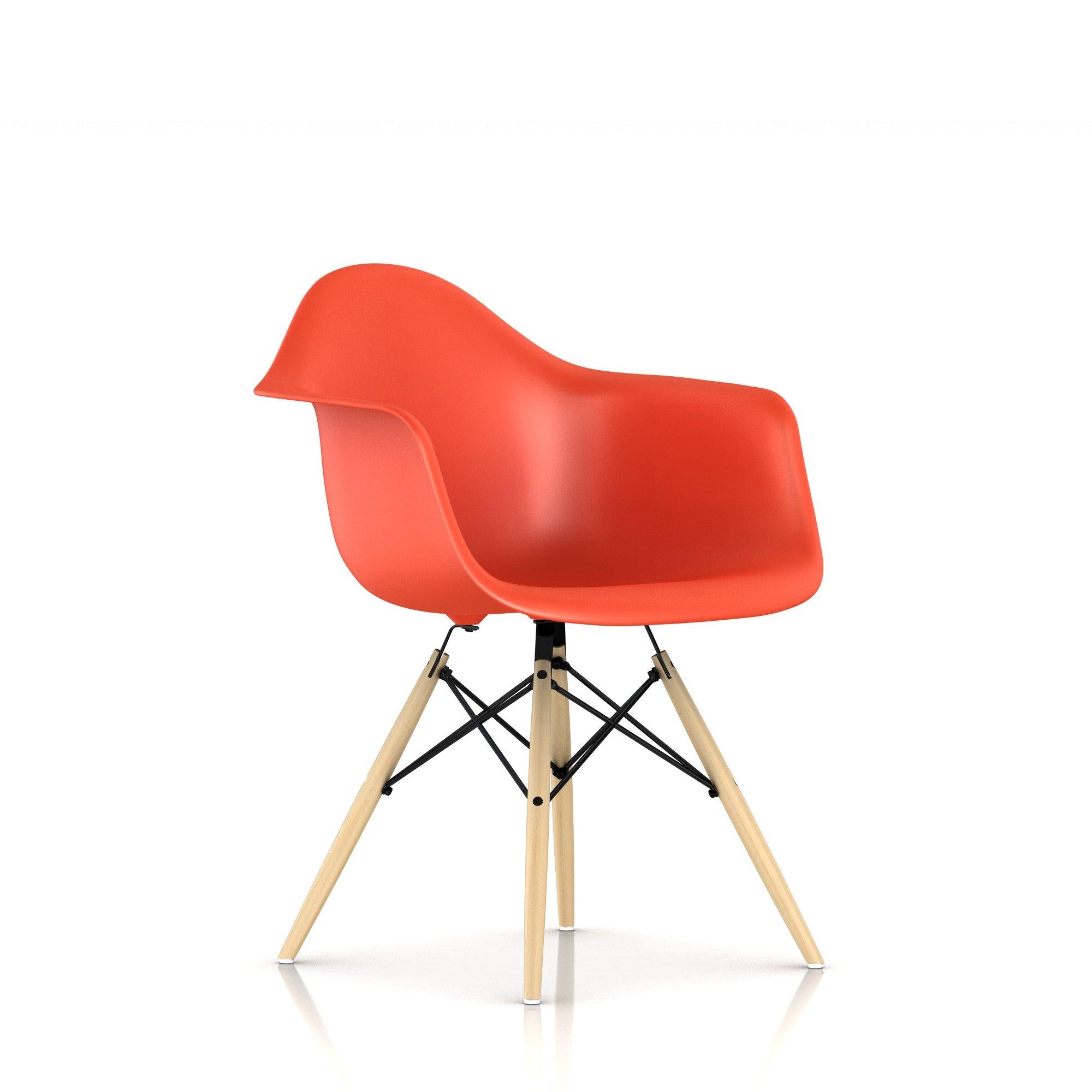 Herman Miller - Eames Molded Plastic Armchair Dowel Base - Dining Chair 