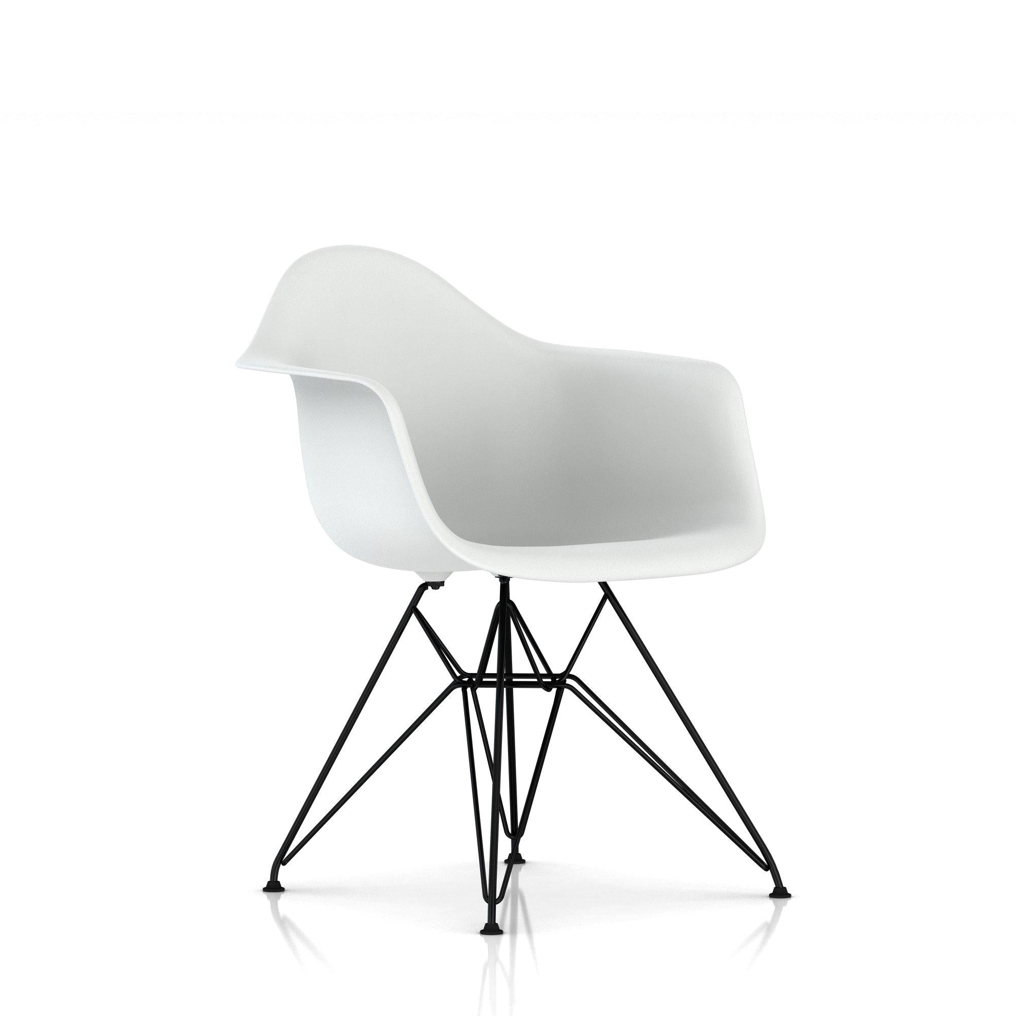 Herman Miller - Eames Molded Plastic Armchair Wire Base - Dining Chair 