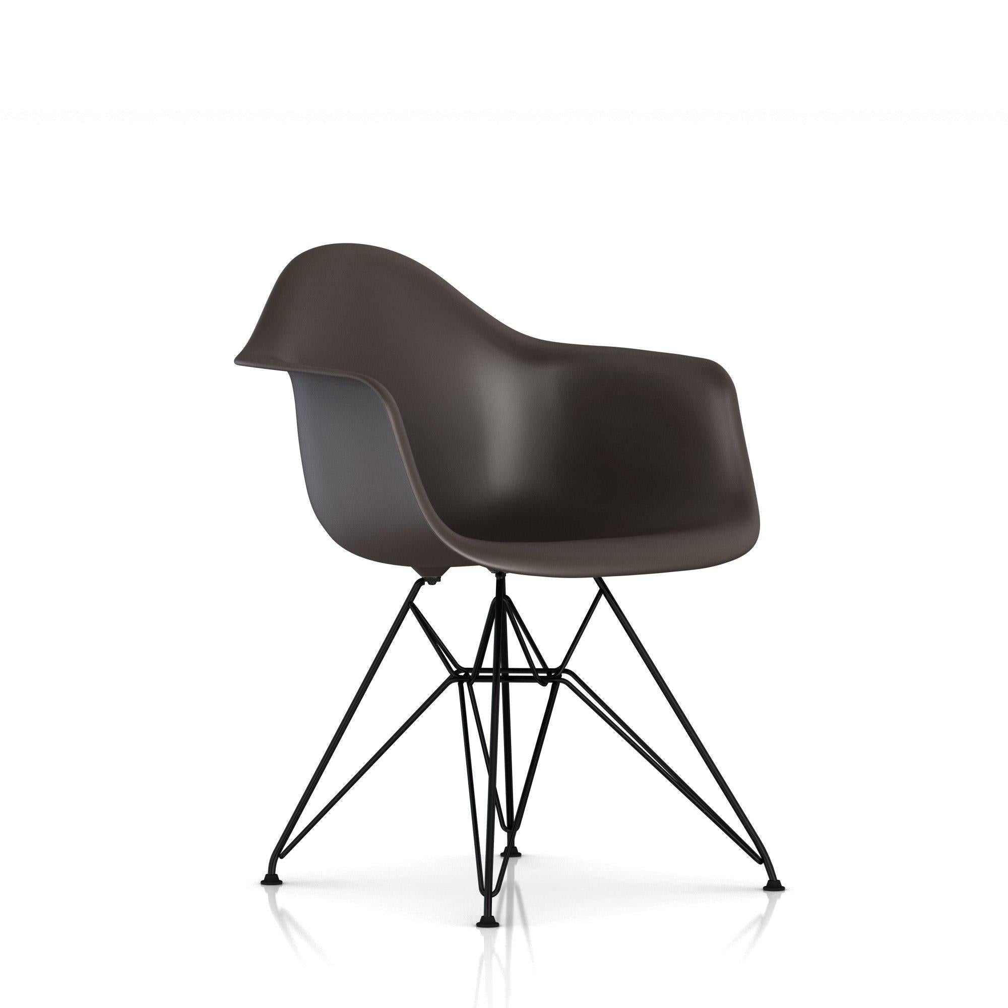 Herman Miller - Eames Molded Plastic Armchair Wire Base - Dining Chair 