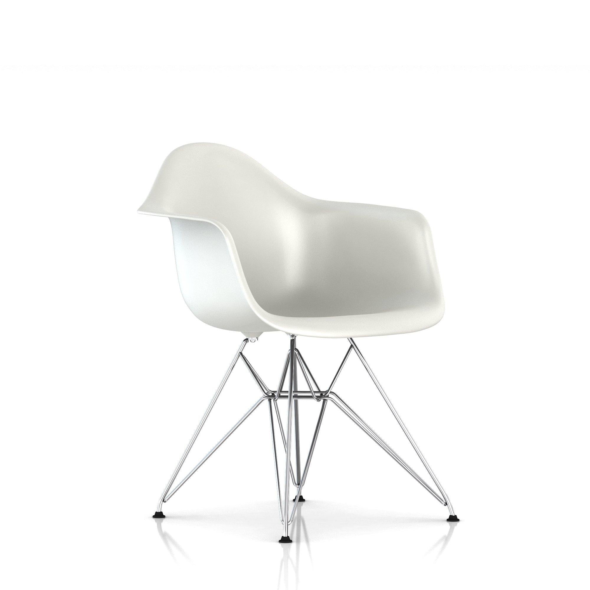 Herman Miller - Eames Molded Plastic Armchair Wire Base - Dining Chair 
