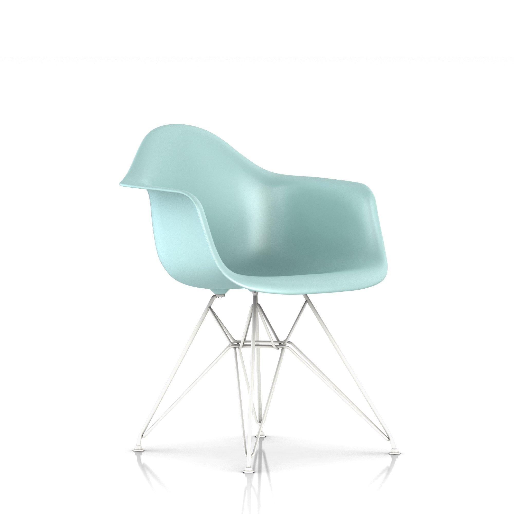 Herman Miller - Eames Molded Plastic Armchair Wire Base - Dining Chair 