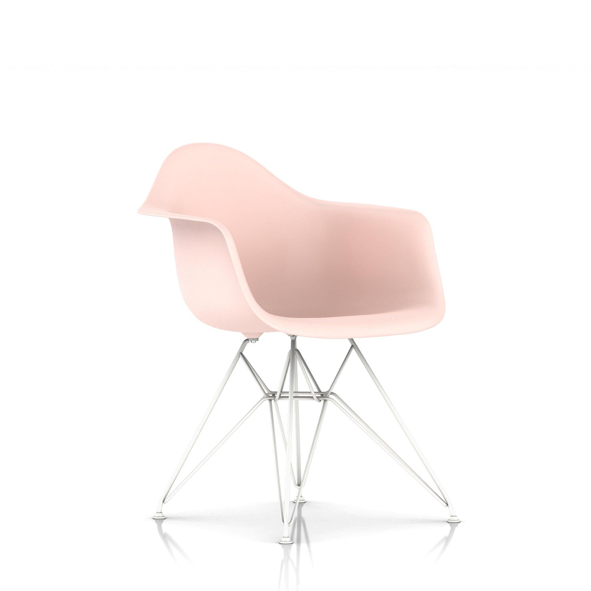 Herman Miller - Eames Molded Plastic Armchair Wire Base - Dining Chair 