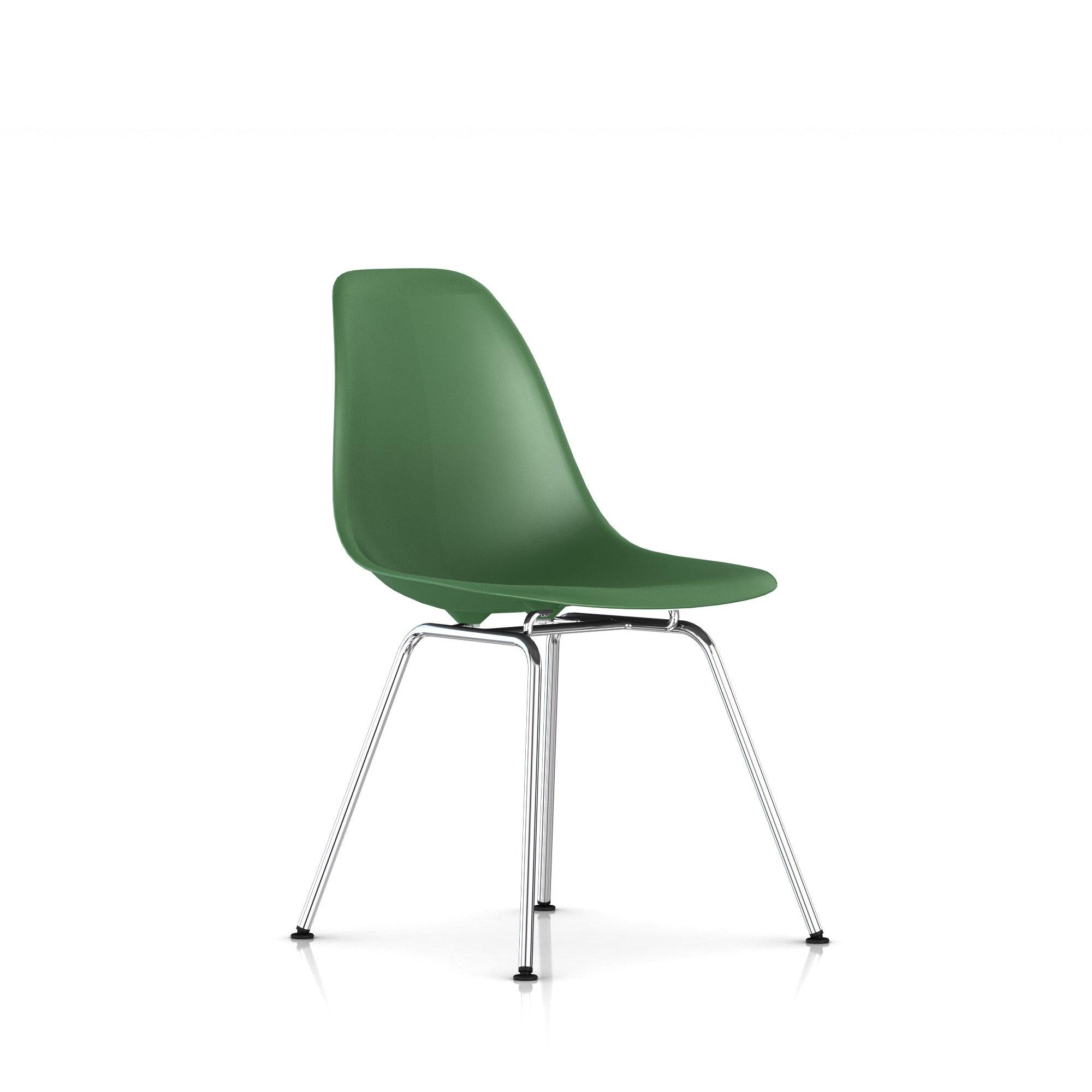 Herman Miller - Eames Molded Plastic Side Chair 4-leg Base - Dining Chair 