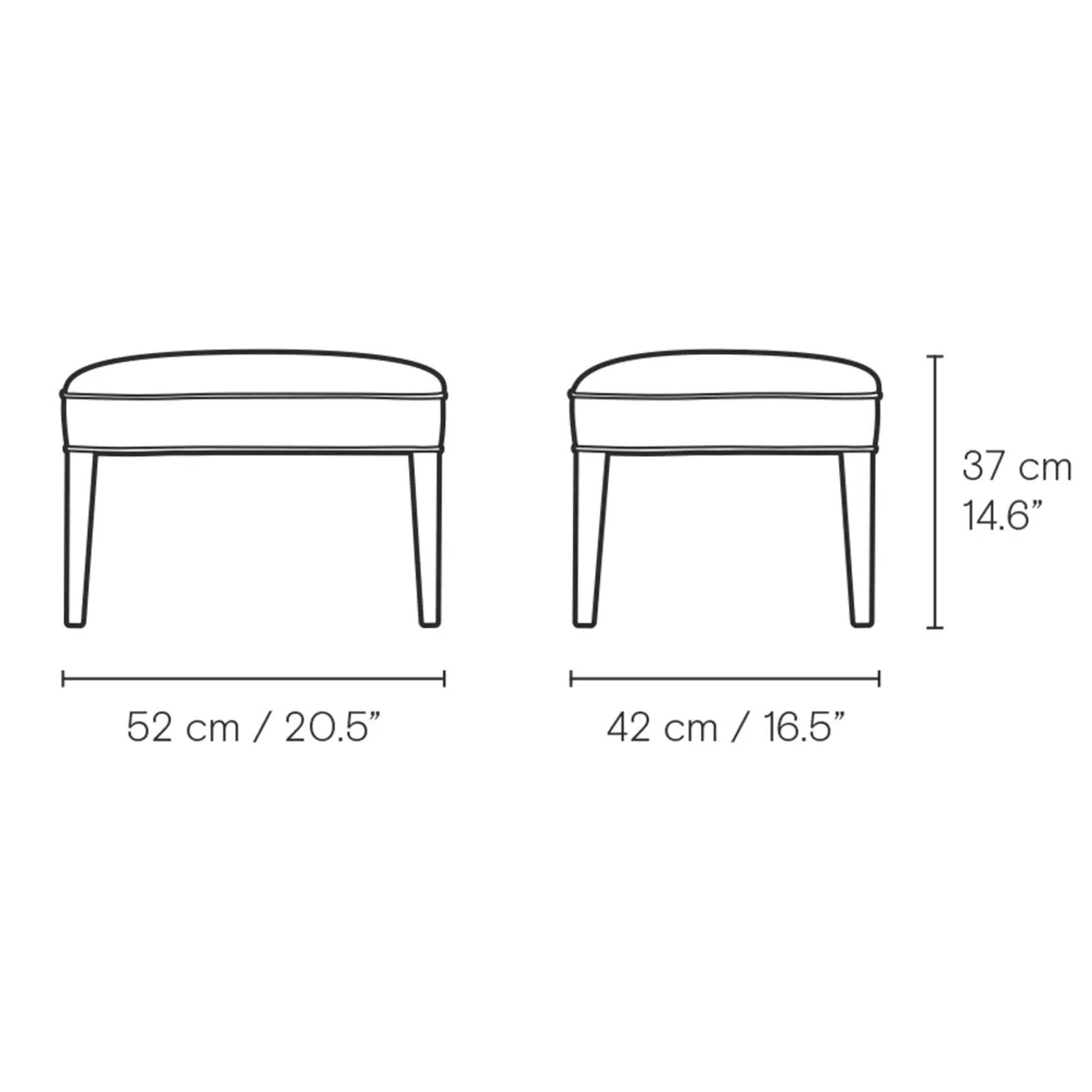 Carl Hansen & Son - FH420 Heritage Footstool - Stool 