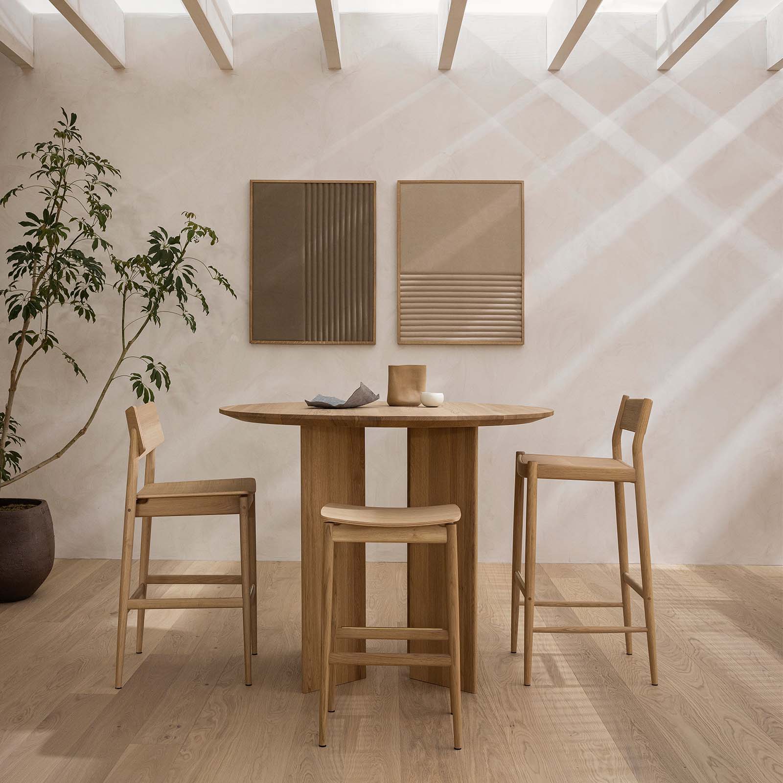 Karimoku Case Study - KCS Bar Stool N-BS01 High - Stool 