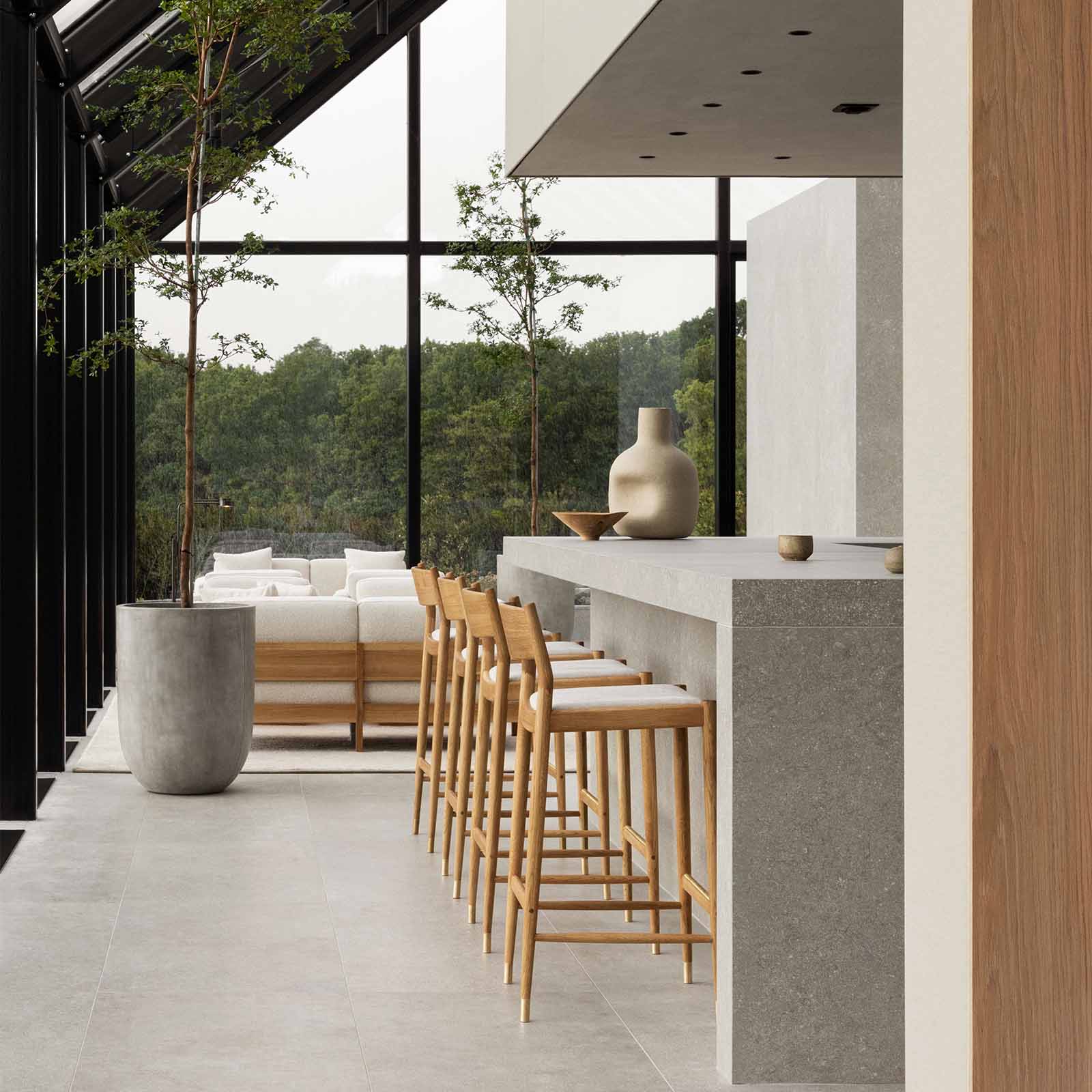 Karimoku Case Study - KCS Bar Stool N-BS01 High - Stool 