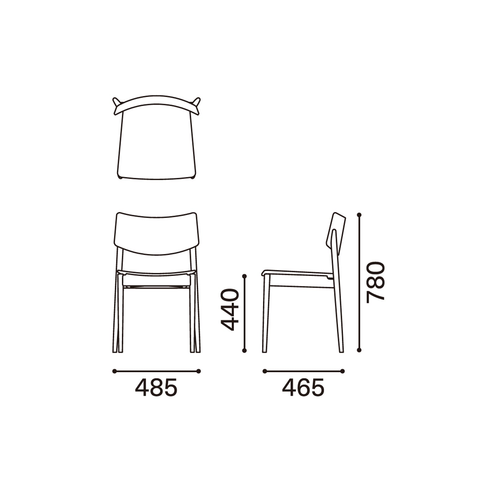 Karimoku Case Study - KCS Dining Chair A-DC01 - Dining Chair 