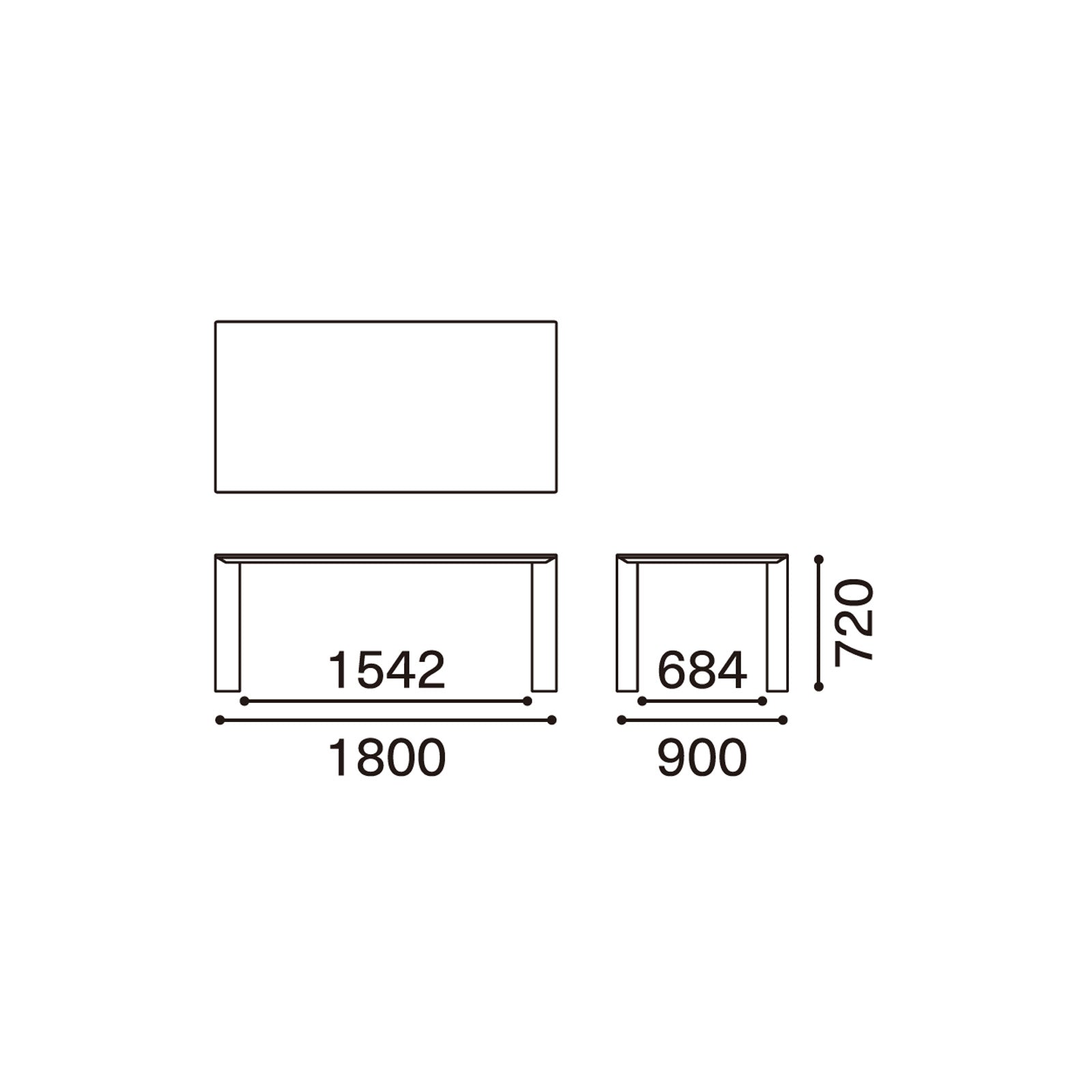 Karimoku Case Study - KCS Dining Table A-DT02 - Dining Table 