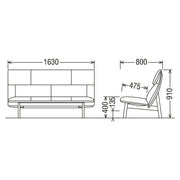 Karimoku - Karimoku WW64 Sofa 2.5P - Sofa 