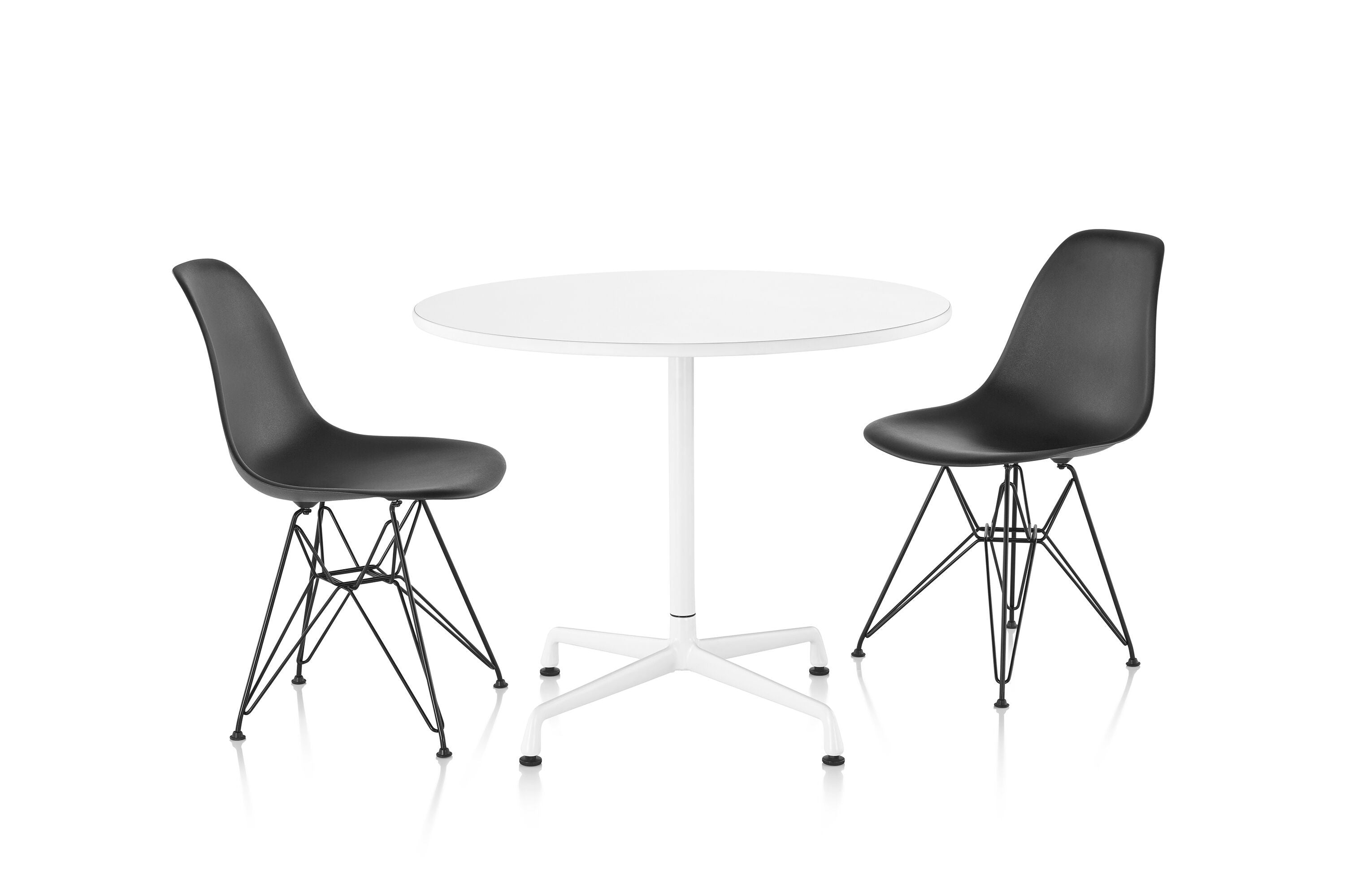Herman Miller - Eames Molded Plastic Side Chair Wire Base - Dining Chair 