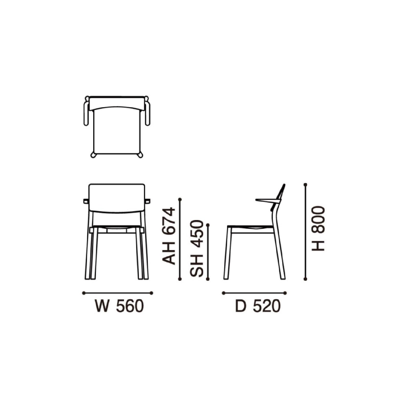 Karimoku New Standard - PANORAMA ARMCHAIR - Dining Chair 