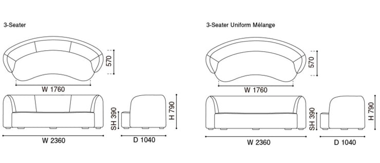 Karimoku New Standard - POLAR Sofa 3-SEATER - Sofa 