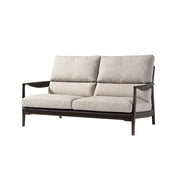 Kashiwa - SEN Sofa 2P with leather back - Sofa 