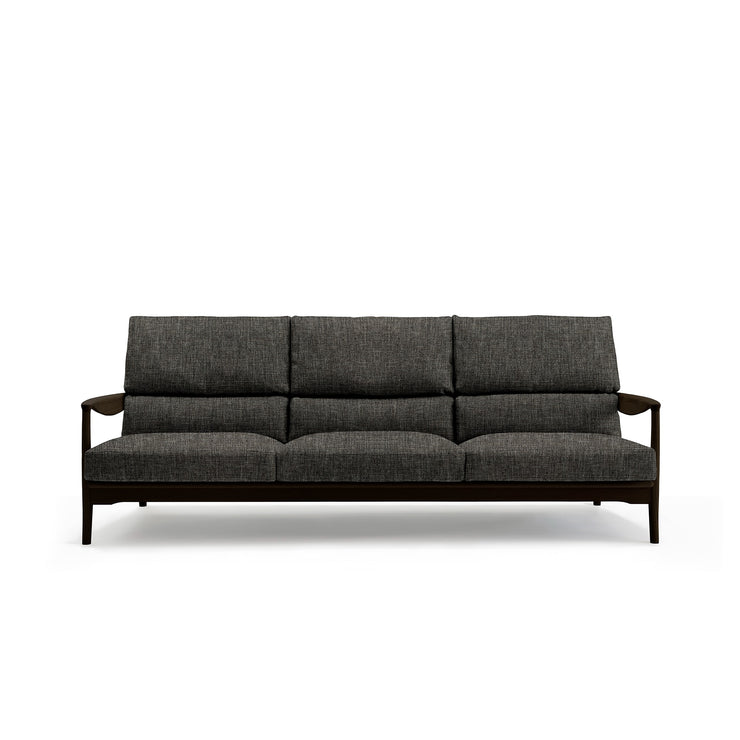 Kashiwa - SEN Sofa 3PW with leather back - Sofa 