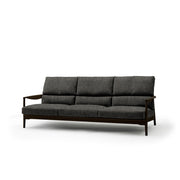 Kashiwa - SEN Sofa 3PW with leather back - Sofa 