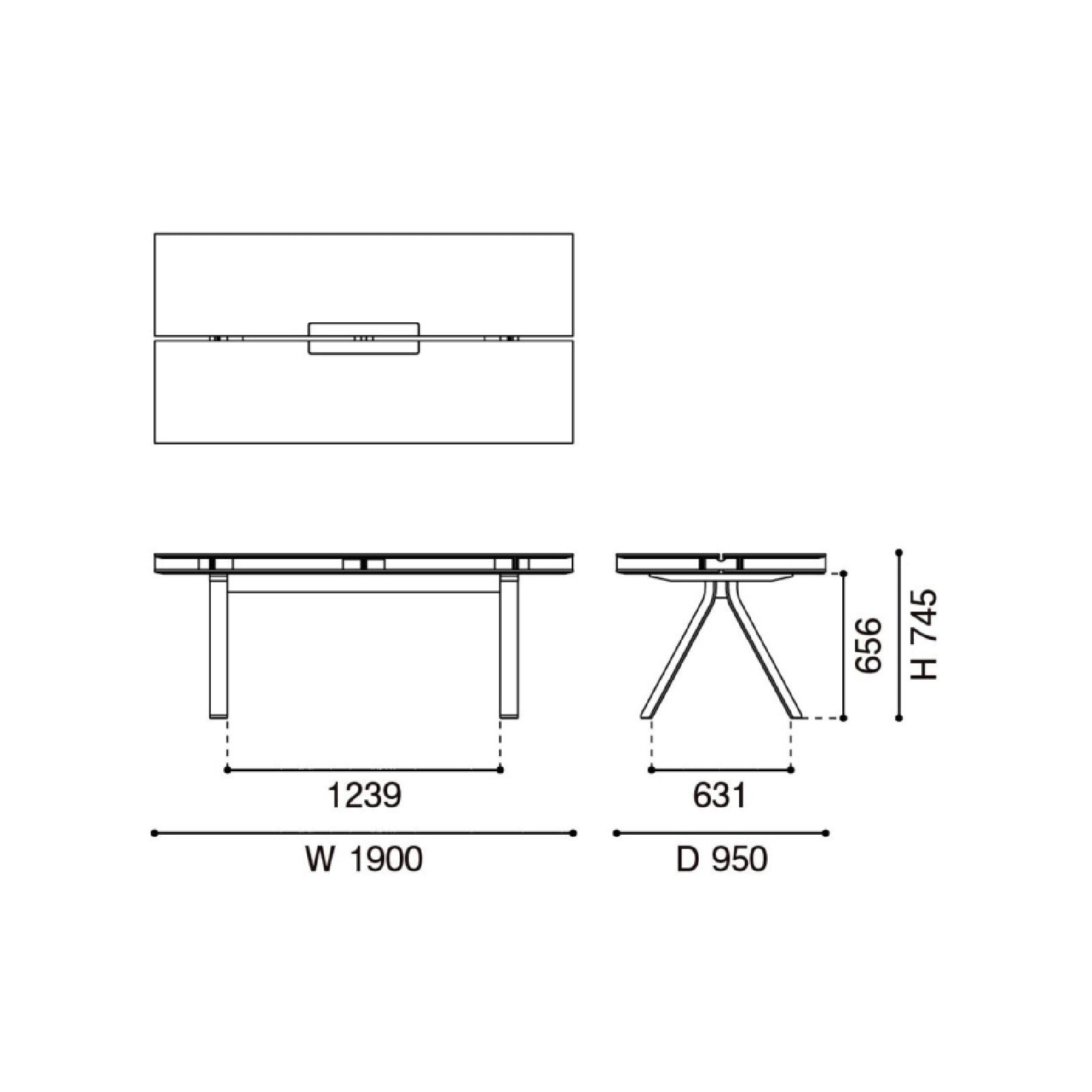 Karimoku New Standard - SPECTRUM WORKSTATION DT190 pure oak - Dining Table 
