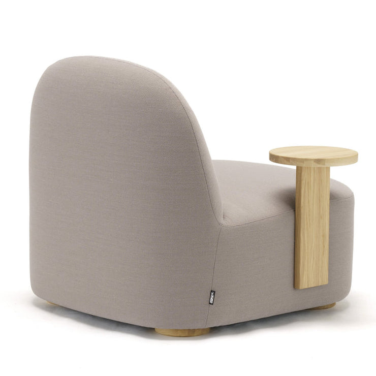 Karimoku New Standard - POLAR Lounge Chair with Side Table Right - Armchair 