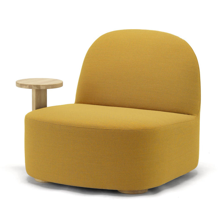 Karimoku New Standard - POLAR Lounge Chair with Side Table Right - Armchair 