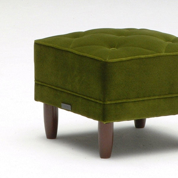 Karimoku60 - ottoman moquette green - Stool 