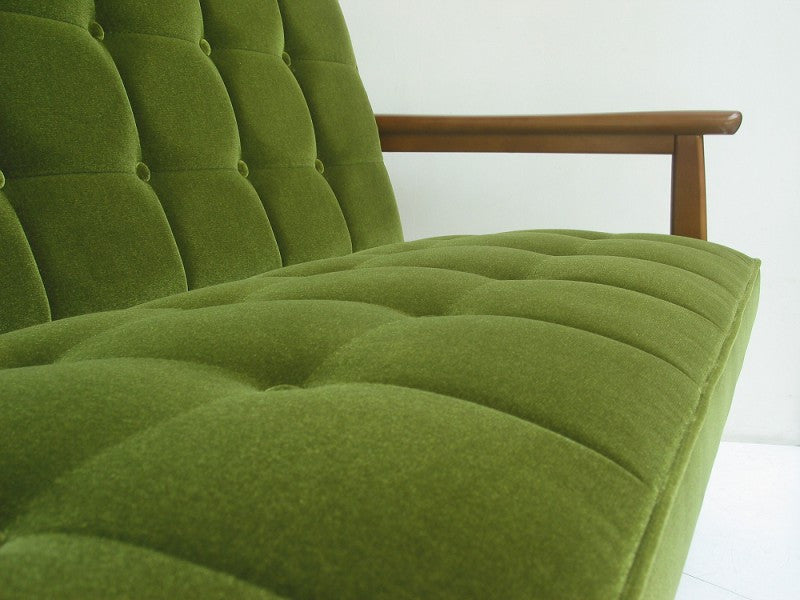 Karimoku60 - k chair two seater moquette green - Sofa 