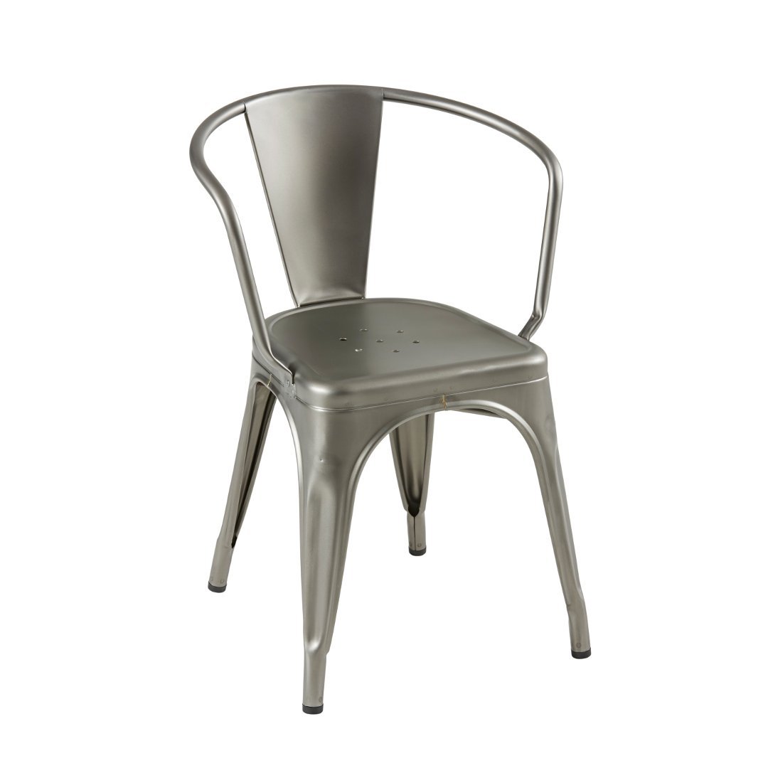 TOLIX - A56 Armchair stainless steel - Dining Chair 