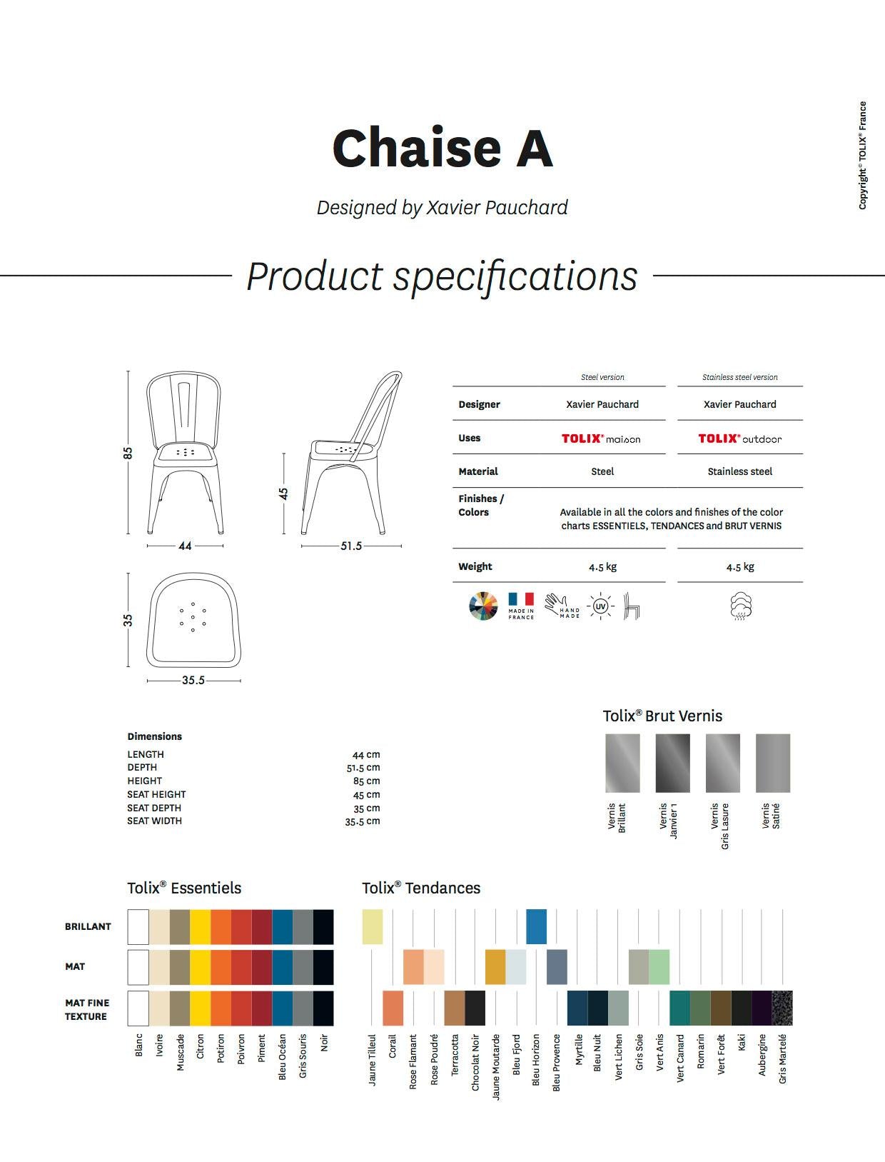 TOLIX - A Chair - Dining Chair 
