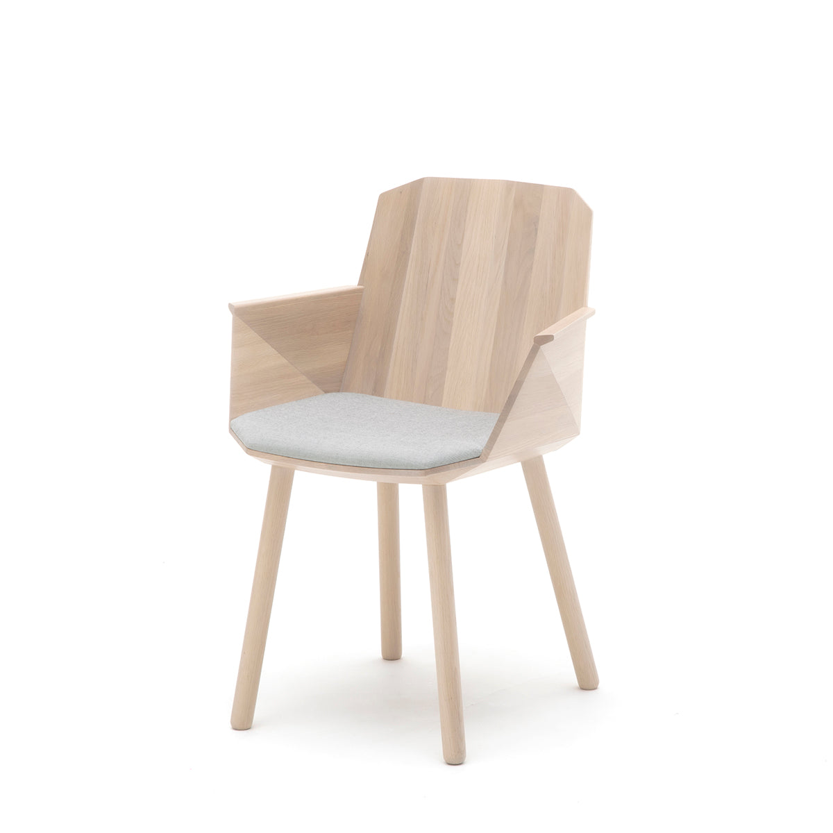 Karimoku New Standard - COLOUR WOOD ARMCHAIR NATURAL - Dining Chair 