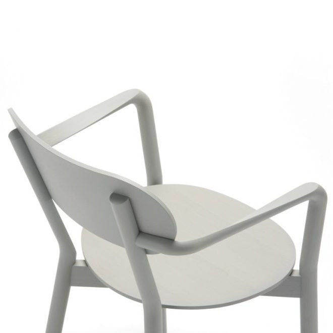Karimoku New Standard - CASTOR ARM CHAIR grain gray - Dining Chair 