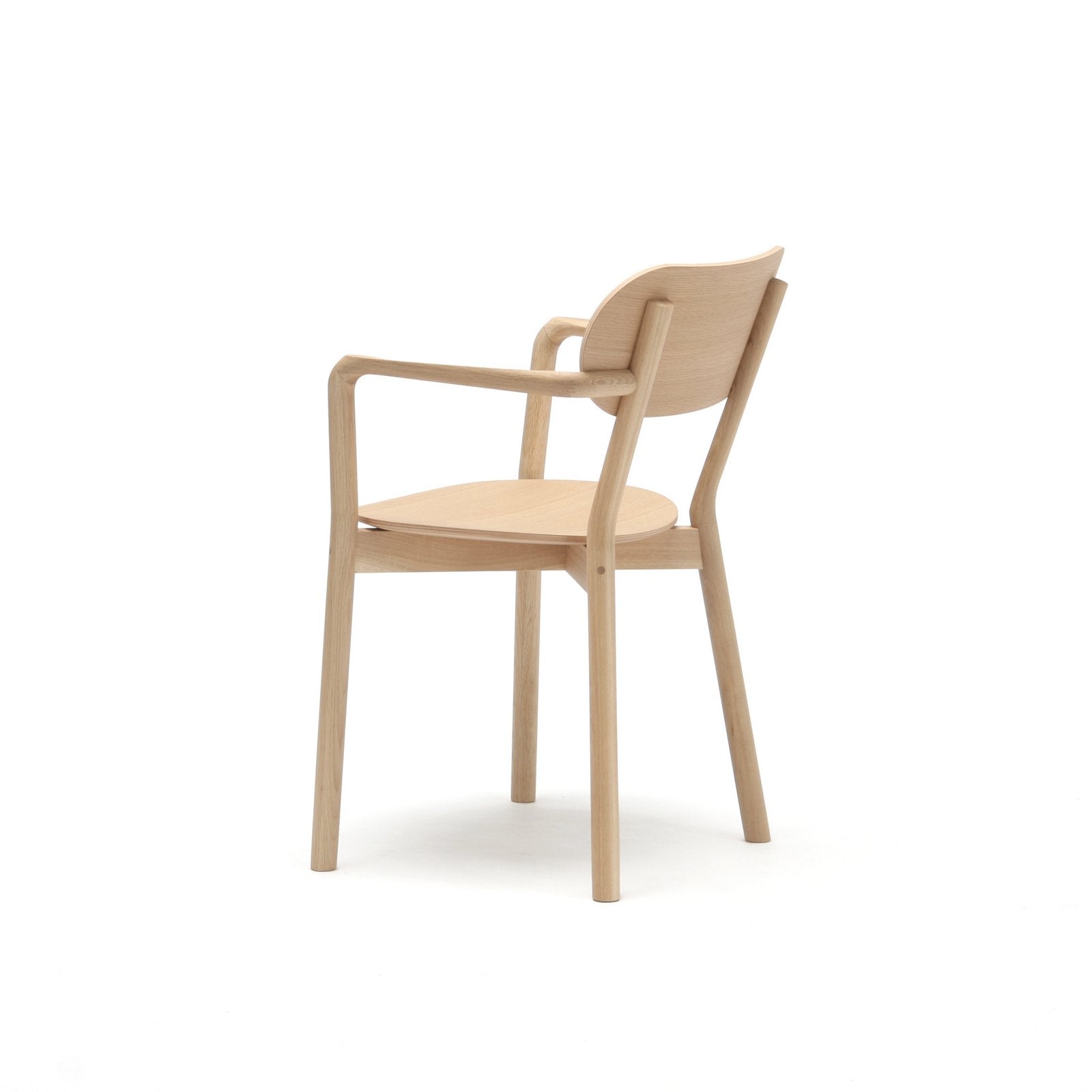Karimoku New Standard - CASTOR ARM CHAIR oak - Dining Chair 