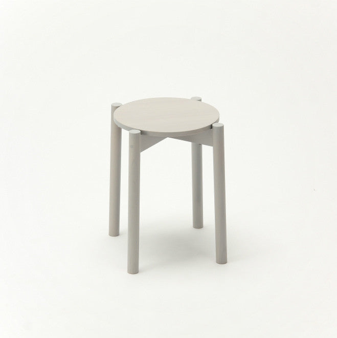 Karimoku New Standard - CASTOR STOOL PLUS grey - Stool 