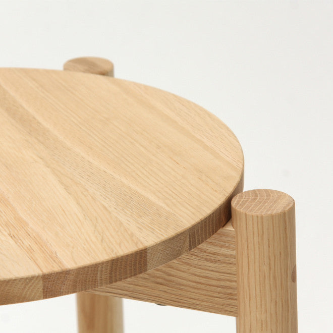 Karimoku New Standard - CASTOR STOOL PLUS oak - Stool 