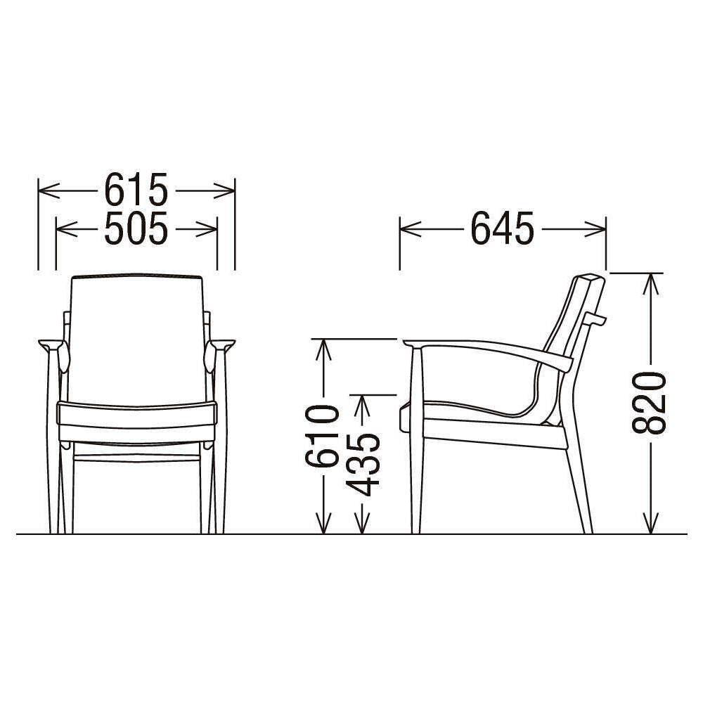 Karimoku - Karimoku CD31 Dining Armchair - Dining Chair 