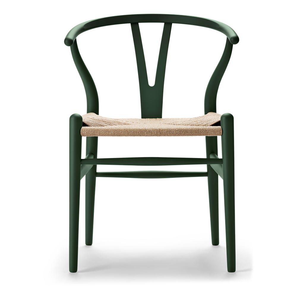 Carl Hansen & Son - CH24 SOFT Wishbone Chair soft green - Dining Chair 