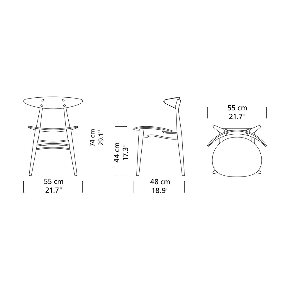 Carl Hansen & Son - CH33P Chair - Dining Chair 