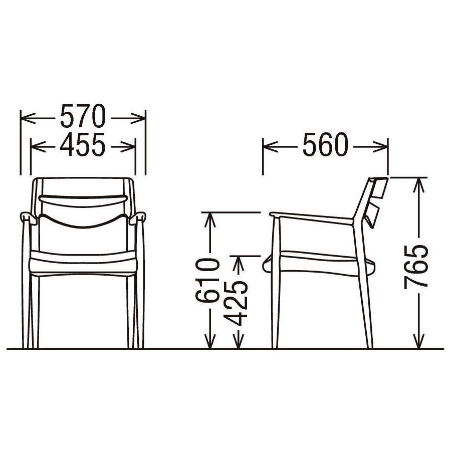 Karimoku - Karimoku CU71 Dining Armchair - Dining Chair 