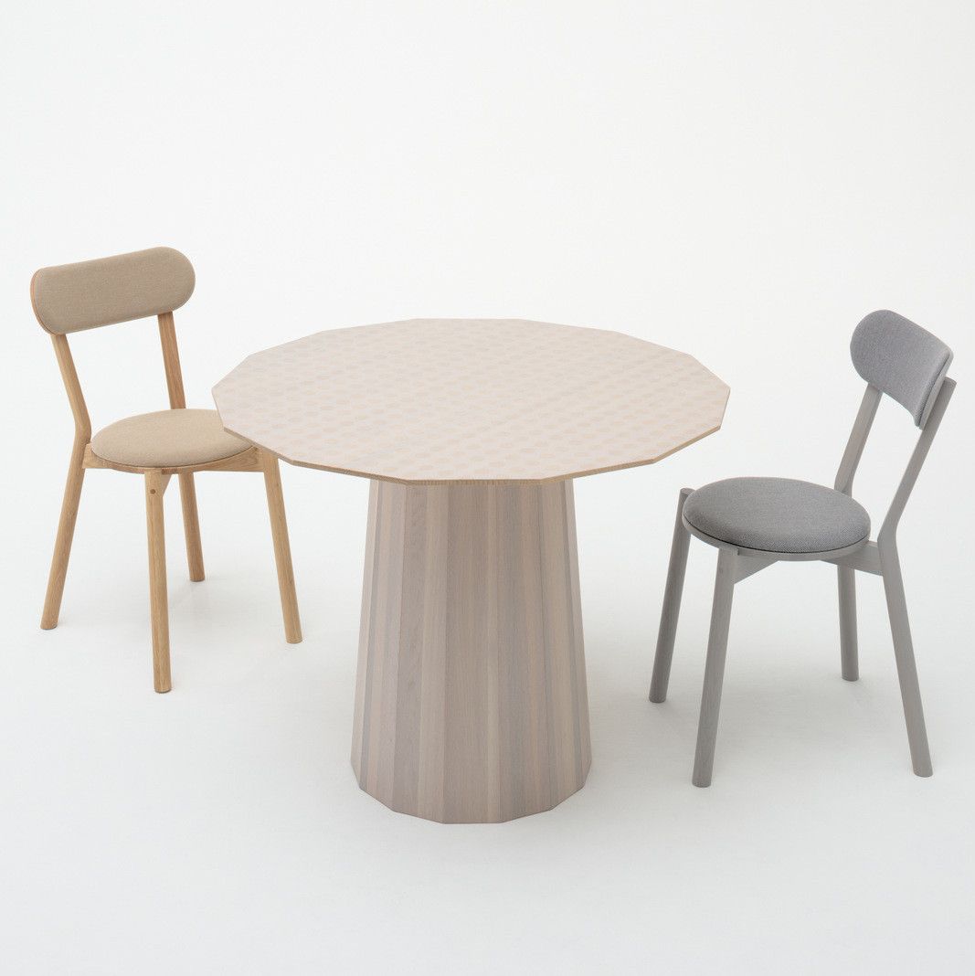 Karimoku New Standard - CASTOR CHAIR PAD oak - Dining Chair 
