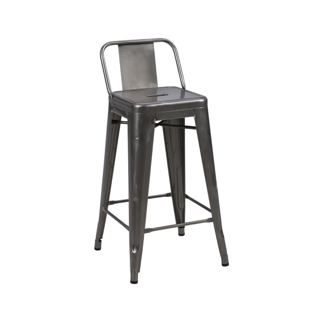 TOLIX - TOLIX Low Backrest Stool steel H - Stool 