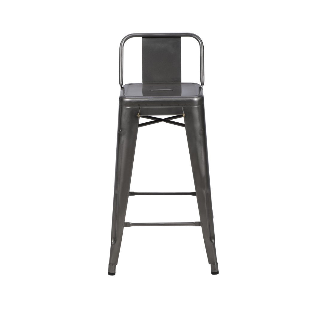 TOLIX - TOLIX Low Backrest Stool steel H - Stool 