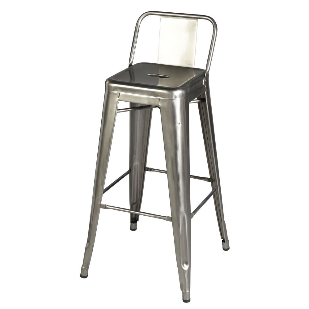 TOLIX - TOLIX Low Backrest Stool steel H - Stool 