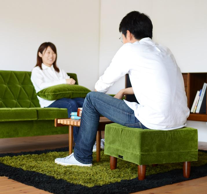 Karimoku60 - ottoman matte black - Stool 