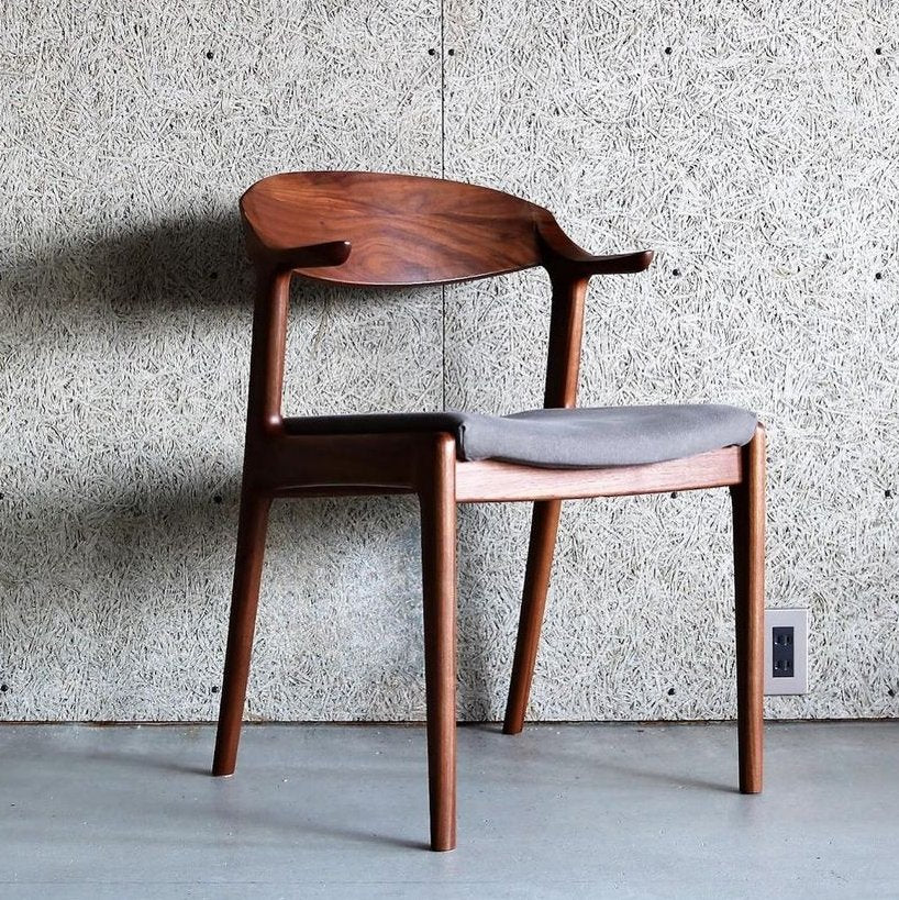 Nagano Interior - REAL arm chair DC354-1W - Dining Chair 