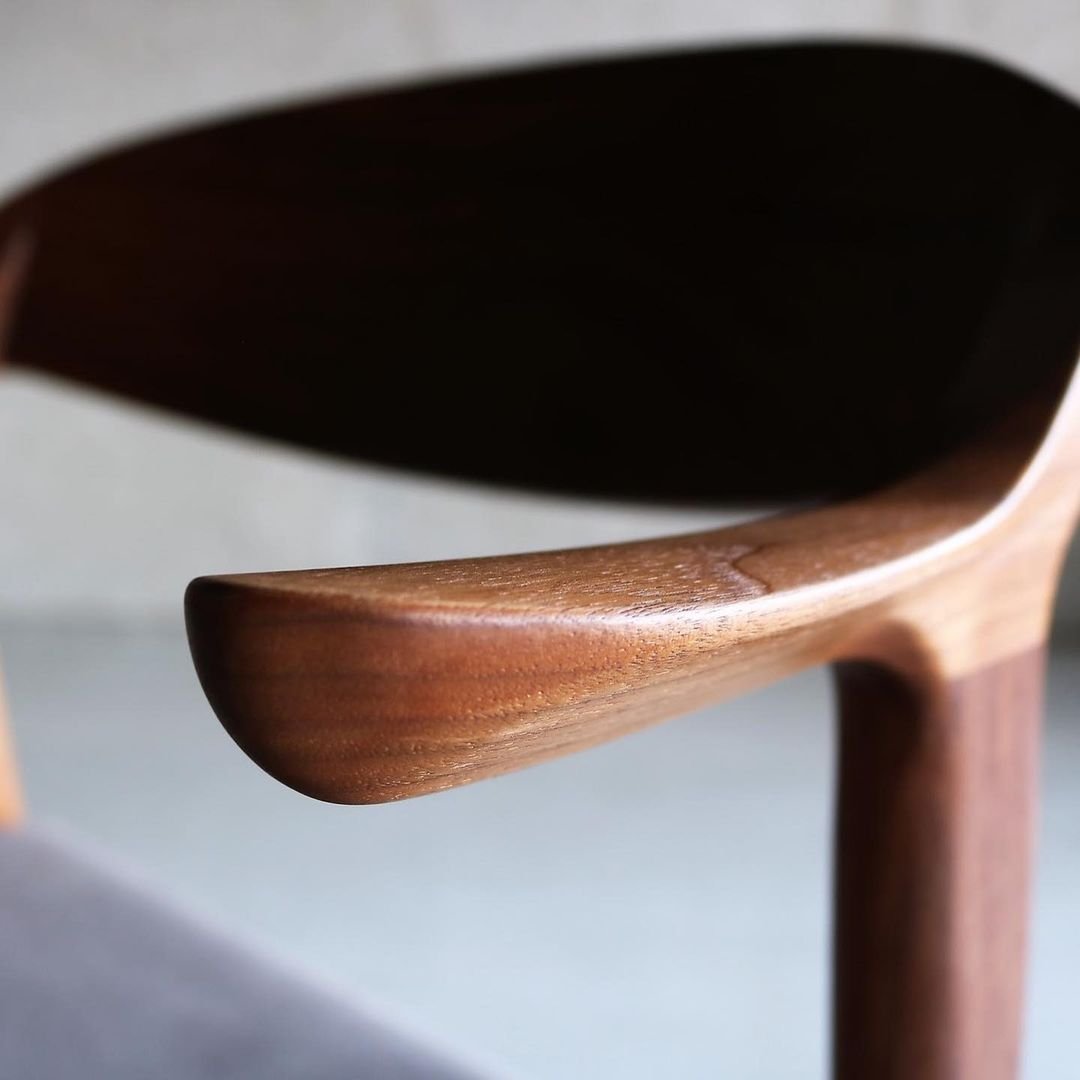 Nagano Interior - REAL arm chair DC354-1W - Dining Chair 