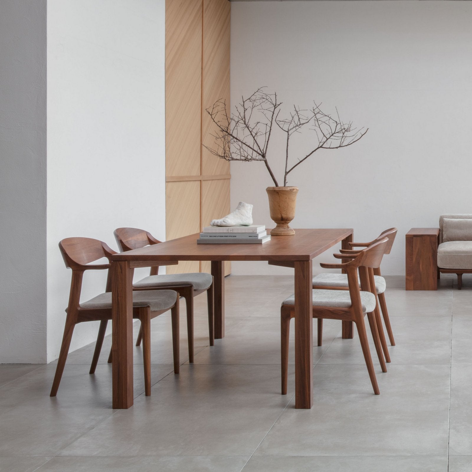 Nagano Interior - REAL arm chair DC354-1W - Dining Chair 