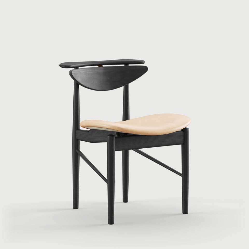 House of Finn Juhl - Reading Chair Black - Dining Chair 