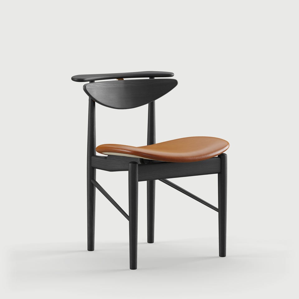 House of Finn Juhl - Reading Chair Black - Dining Chair 